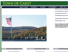 Tablet Screenshot of cabotvt.us